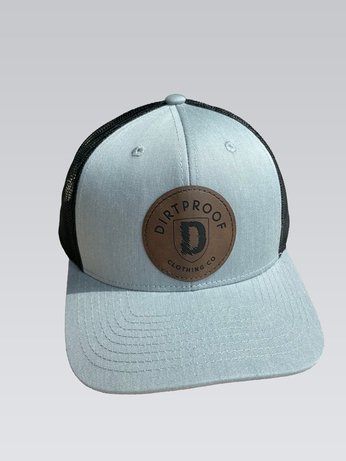 DirtProof Leather Patch Classic Trucker Hat