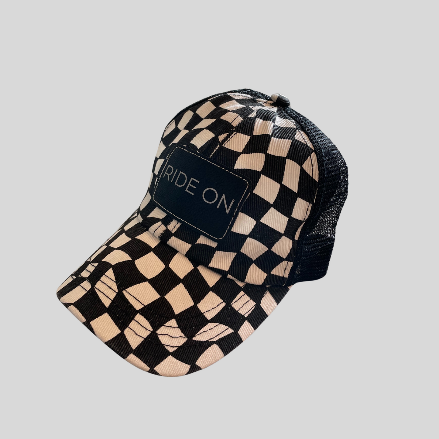 Checkered Crisscross Hat