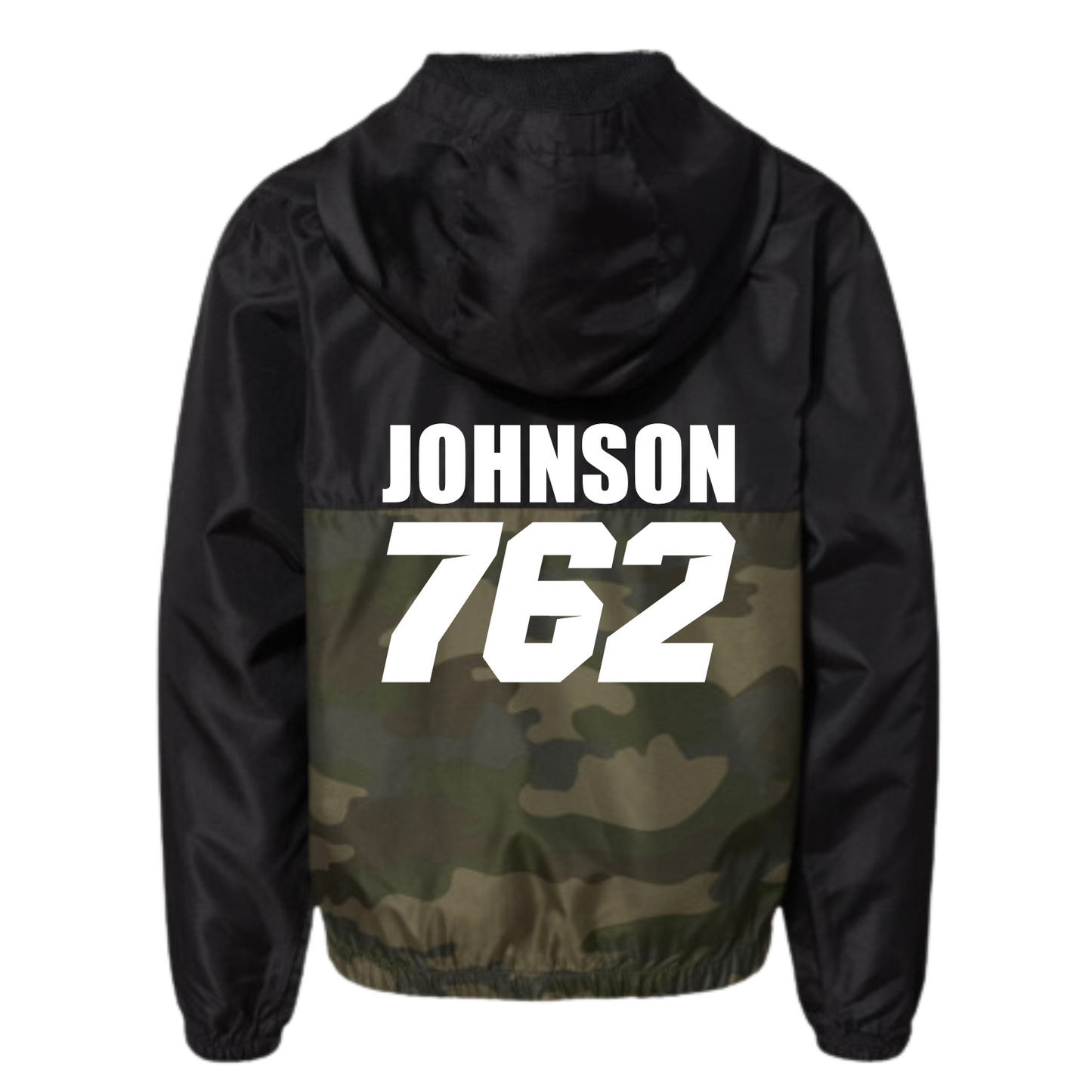 Customizable Lightweight Camo Kids Windbreaker