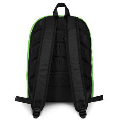 Green Checkered Backpack