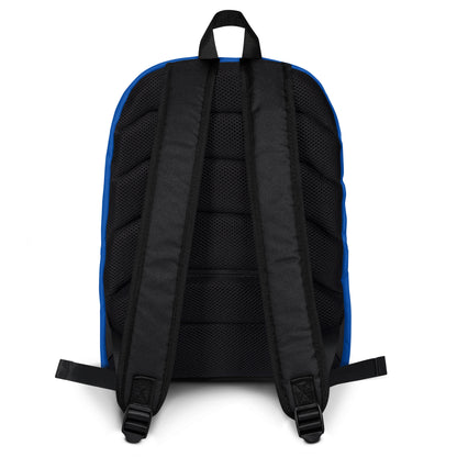 Blue Checkered Backpack