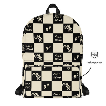 Full Send Checkered Backpack