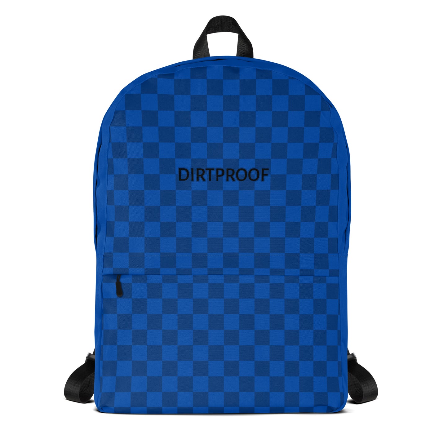 Blue Checkered Backpack