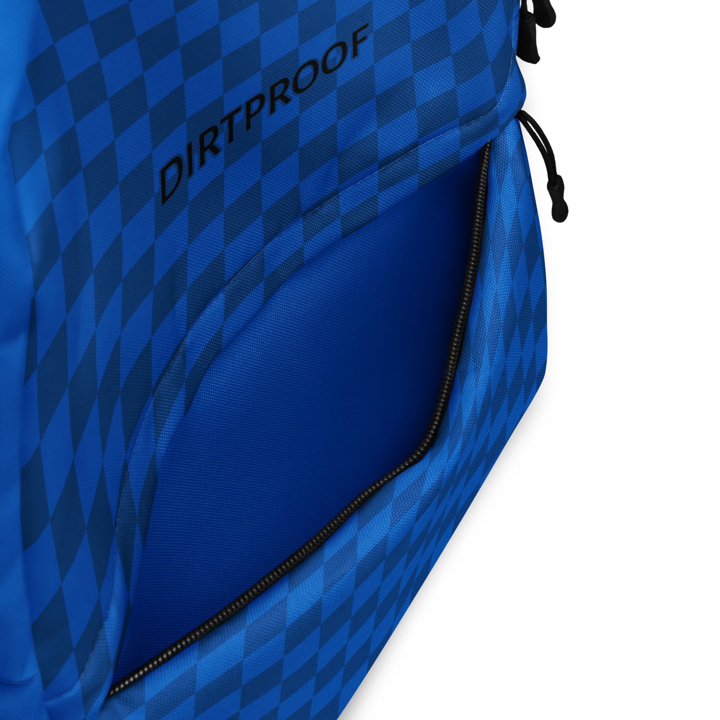 Blue Checkered Backpack