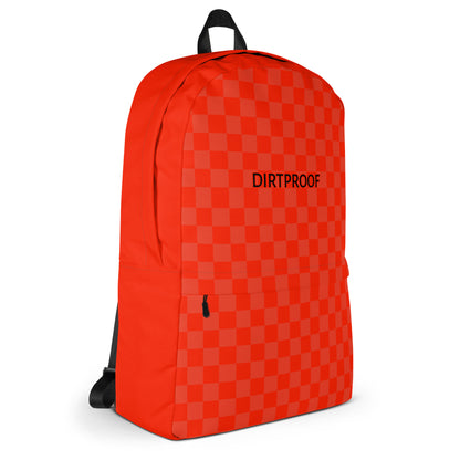 Red Checkered Backpack