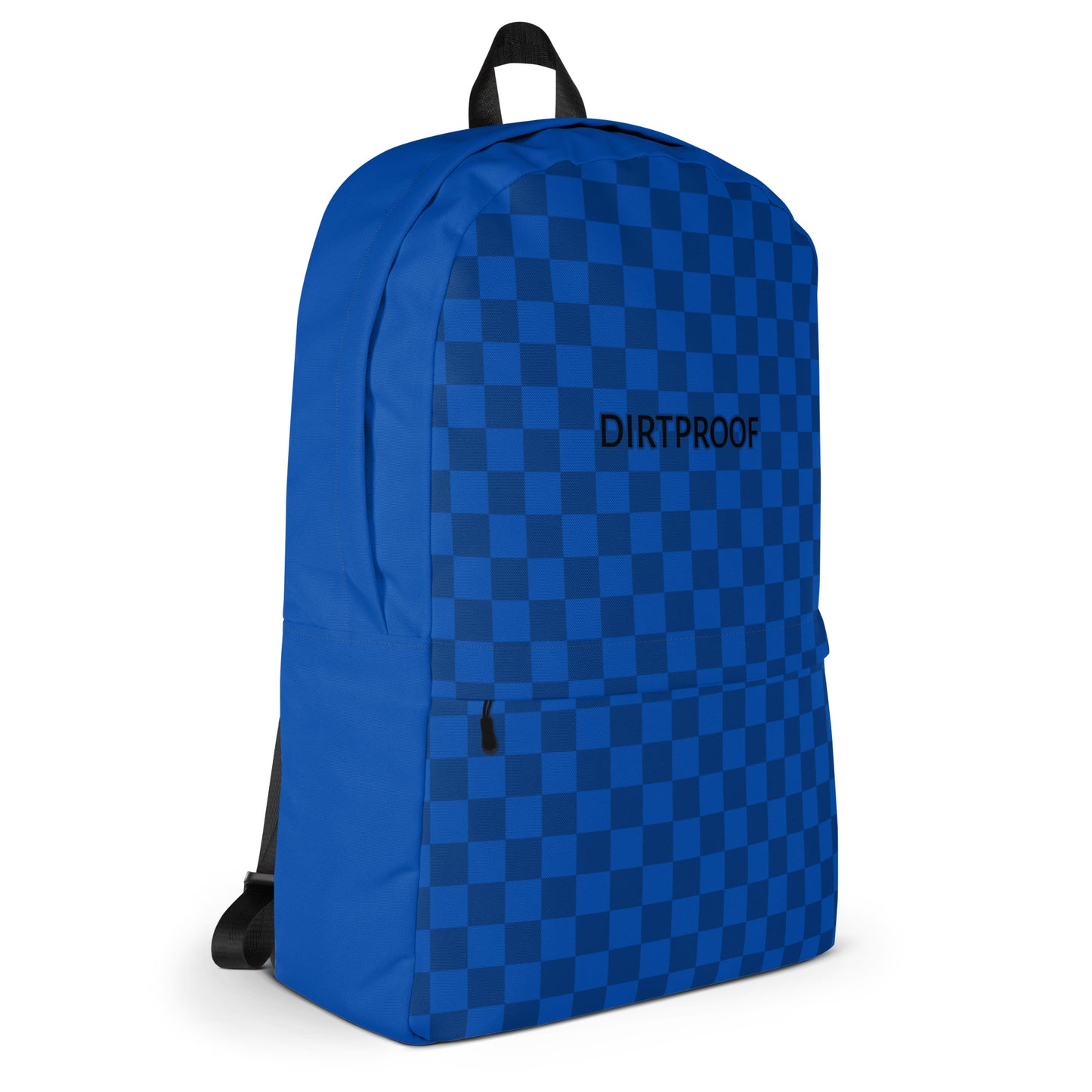 Blue Checkered Backpack