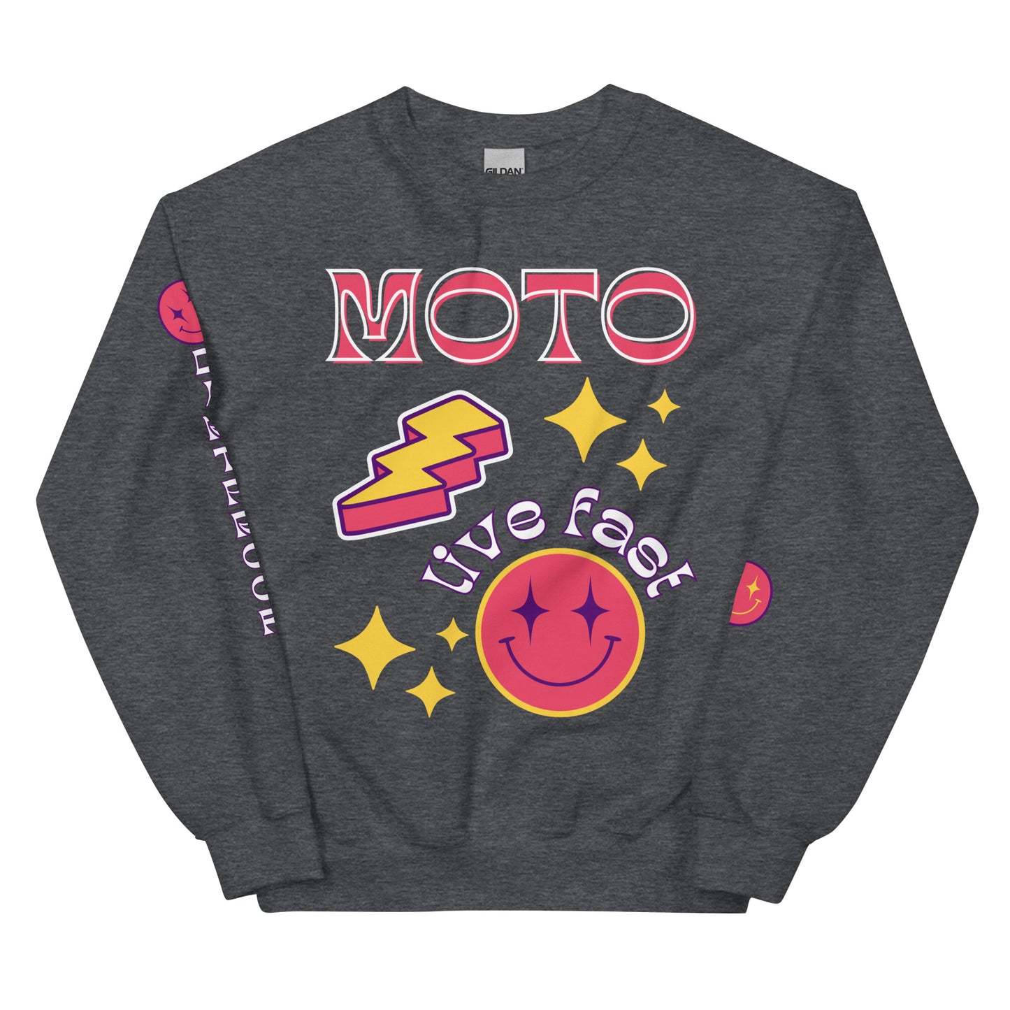 Moto Crewneck Sweatshirt