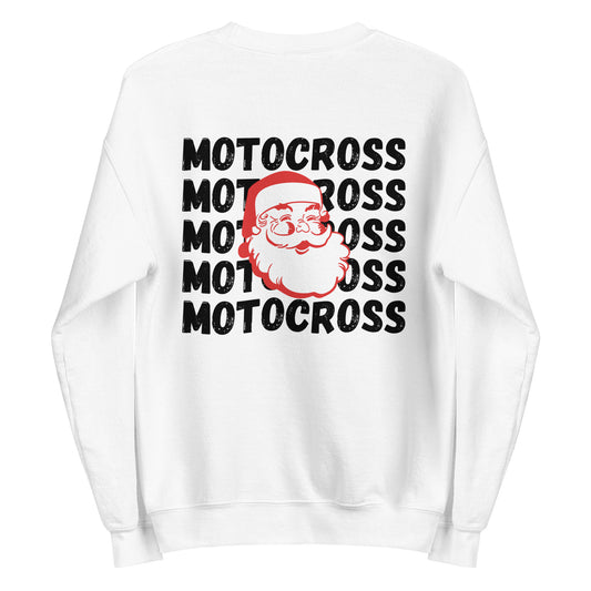 Santa Motocross Crewneck