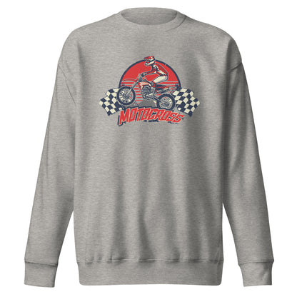 Retro Motocross Crewneck Sweatshirt