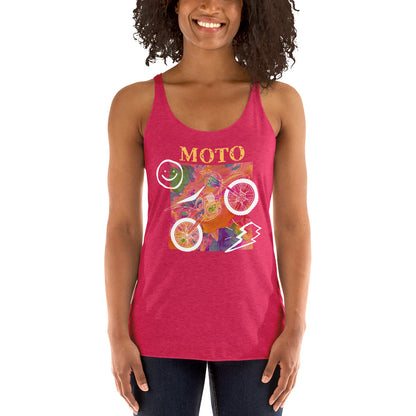 Moto Women's Racerback Tank