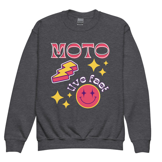 Kids Moto Crewneck